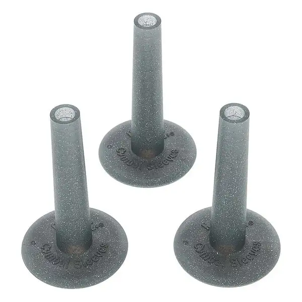 No Nuts Cymbal Sleeves 3pcs Silver