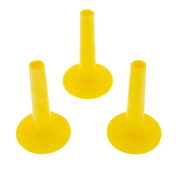 No Nuts Cymbal Sleeves 3pcs Yellow