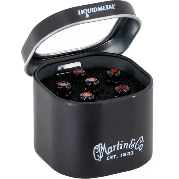 Martin Guitar Bridge Pin Liquid Metal Black