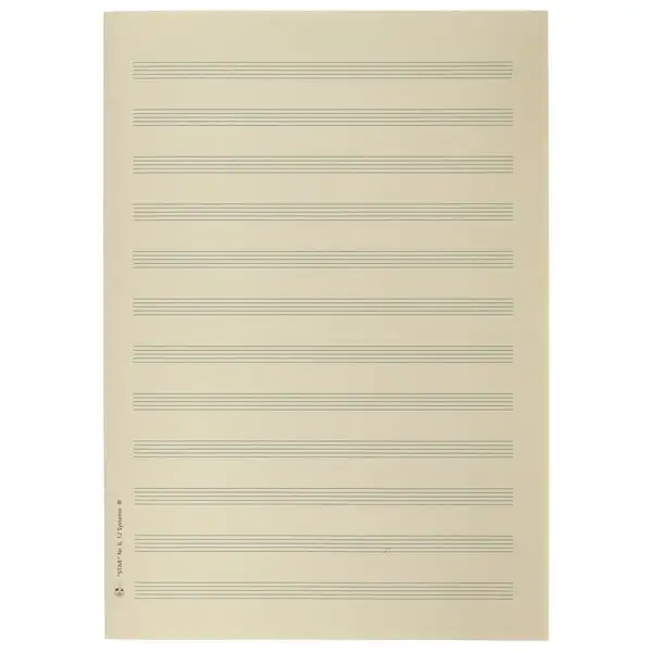Star Sheet Music Paper DIN A4 12