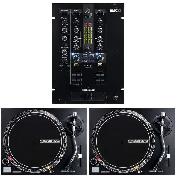 Reloop RMX-22i RP 2000 USB MK2 Bundle