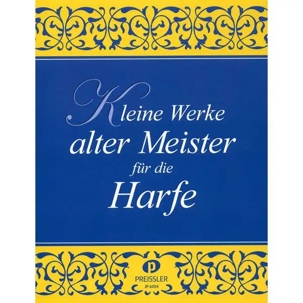 Musikverlag Preissler Werke alter Meister Harfe