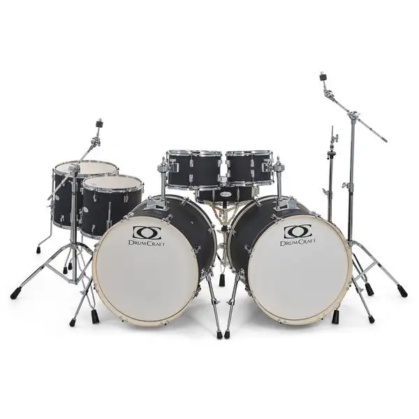 DrumCraft Series 3 Double Bass Set Black
