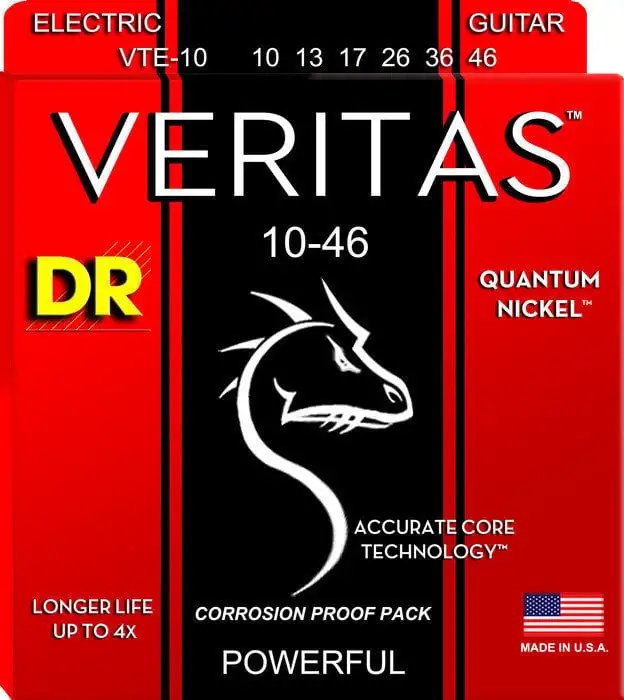 DR Strings VTE-10 Veritas E-gitarrsträngar