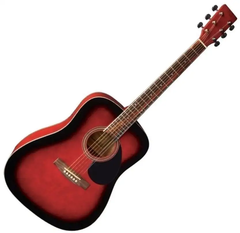 VGS PS501314 Acoustic Guitar vgs D-10 Redburst