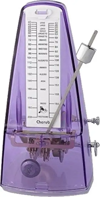 Cherub WSM-330-PPT Mekanisk metronom Transparent Purple