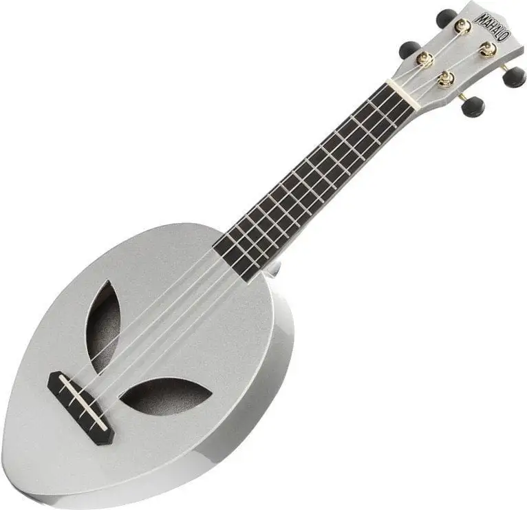 Mahalo Alien Alien Metallic Silver Soprano Ukulele