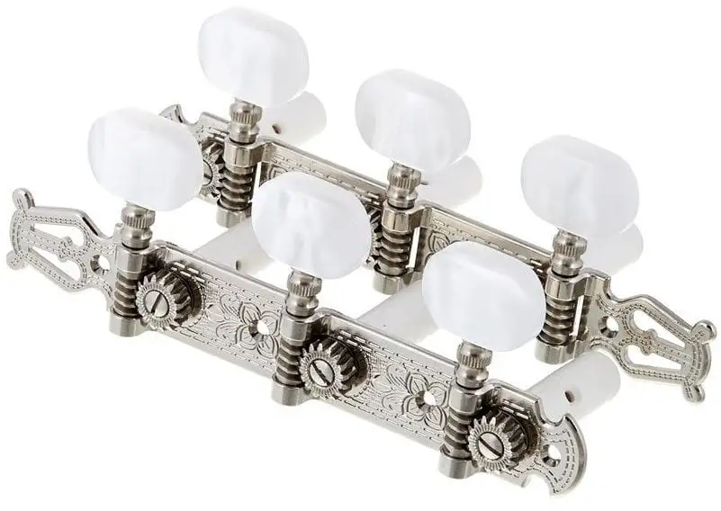 Schaller LNI 1 Baseplate 3 L Nickel Štimer za gitaru