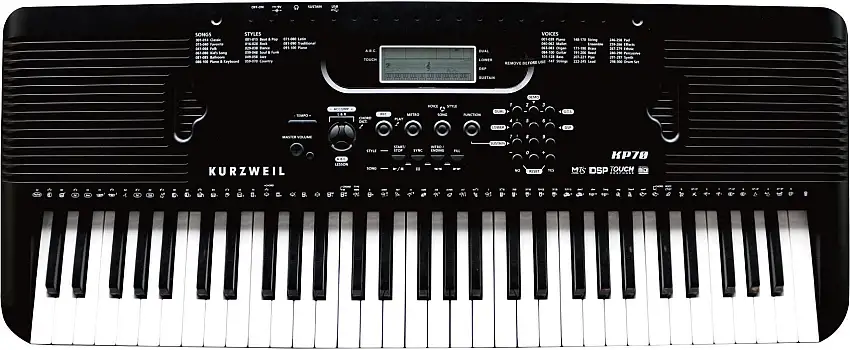 Kurzweil KP70 Tangentbord med pekfunktion