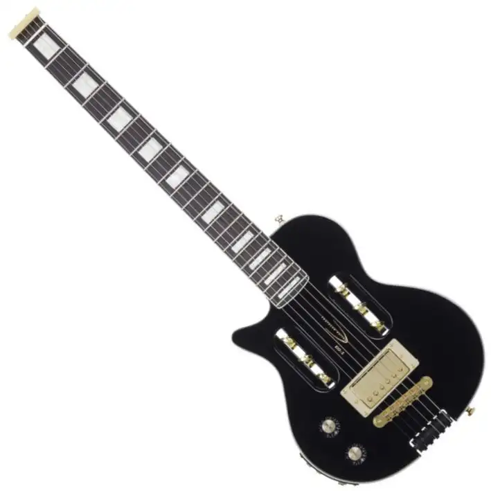 Traveler Guitar EG-1 Black Huvudlös gitarr