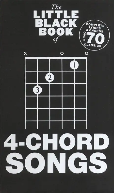 Wise Publications The Little Black Book of 4-Chord Songs Noter