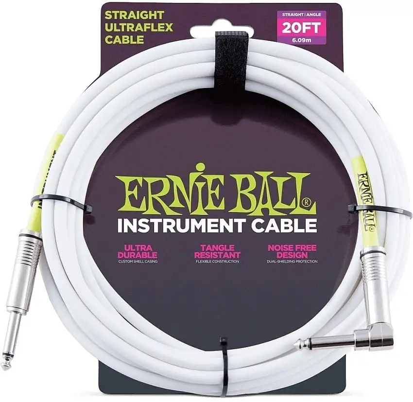 Ernie Ball P06047 6 m Rak-vinklad Instrumentkabel