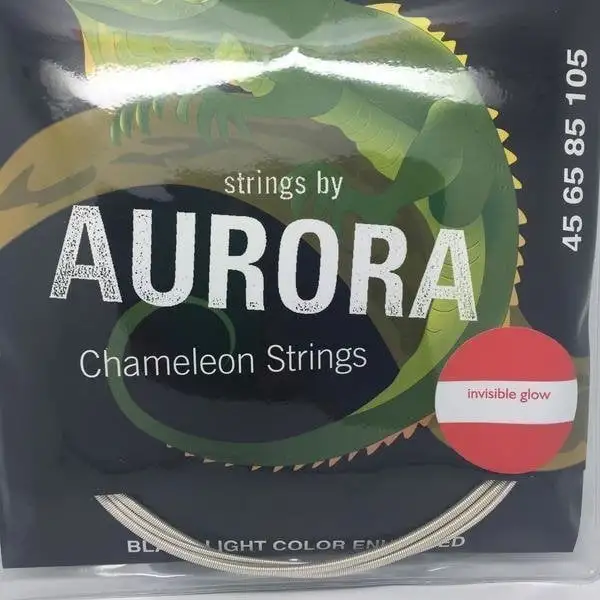 Aurora Invisible Chameleon Bass Strings 45-125 Green