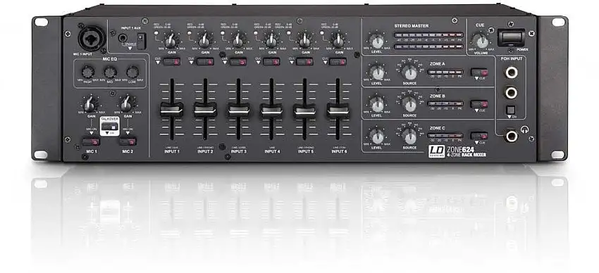 LD Systems ZONE 624 Rackmixerbord