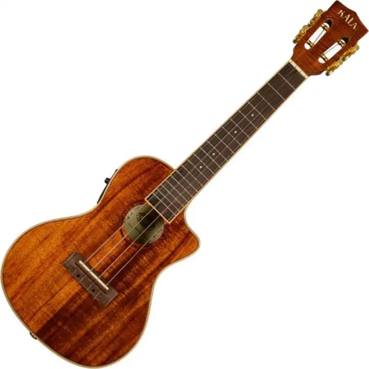 Kala KOA Series Concert Ukulele with Cutaway and EQ High Polish