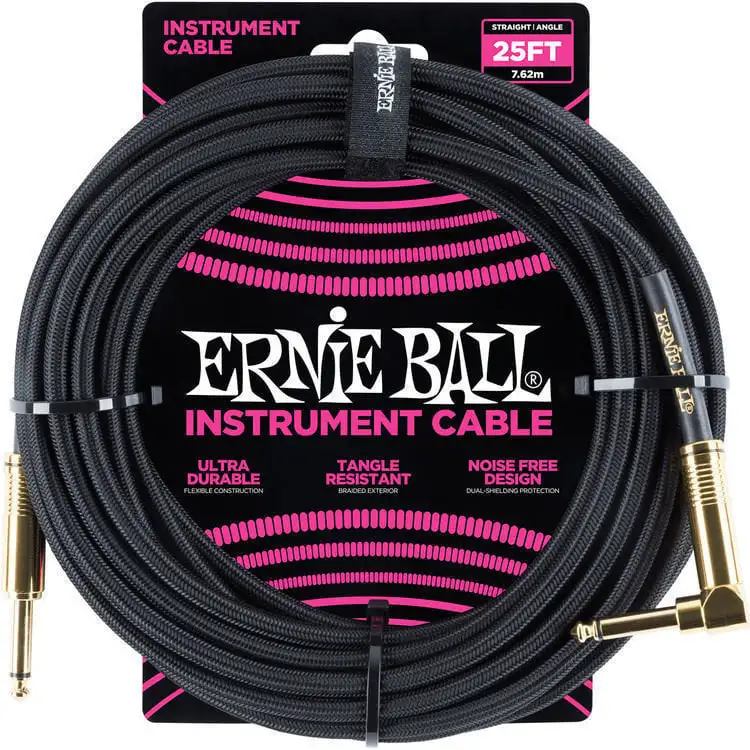 Ernie Ball P06058 7,5 m Rak-vinklad Instrumentkabel