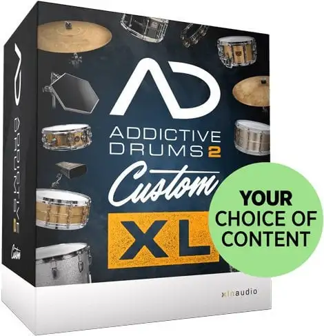 XLN Audio Virtual drums library Addictive Drums 2 Custom XL