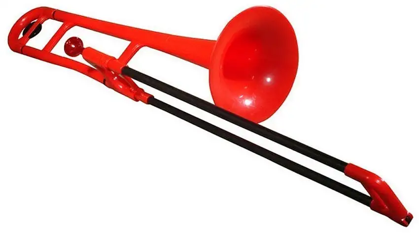 pBone 700640 Plasttrombon Red