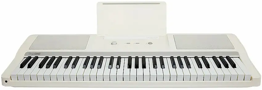 The ONE SK-TOK Light Keyboard Piano Tangentbord med pekfunktion Milk White