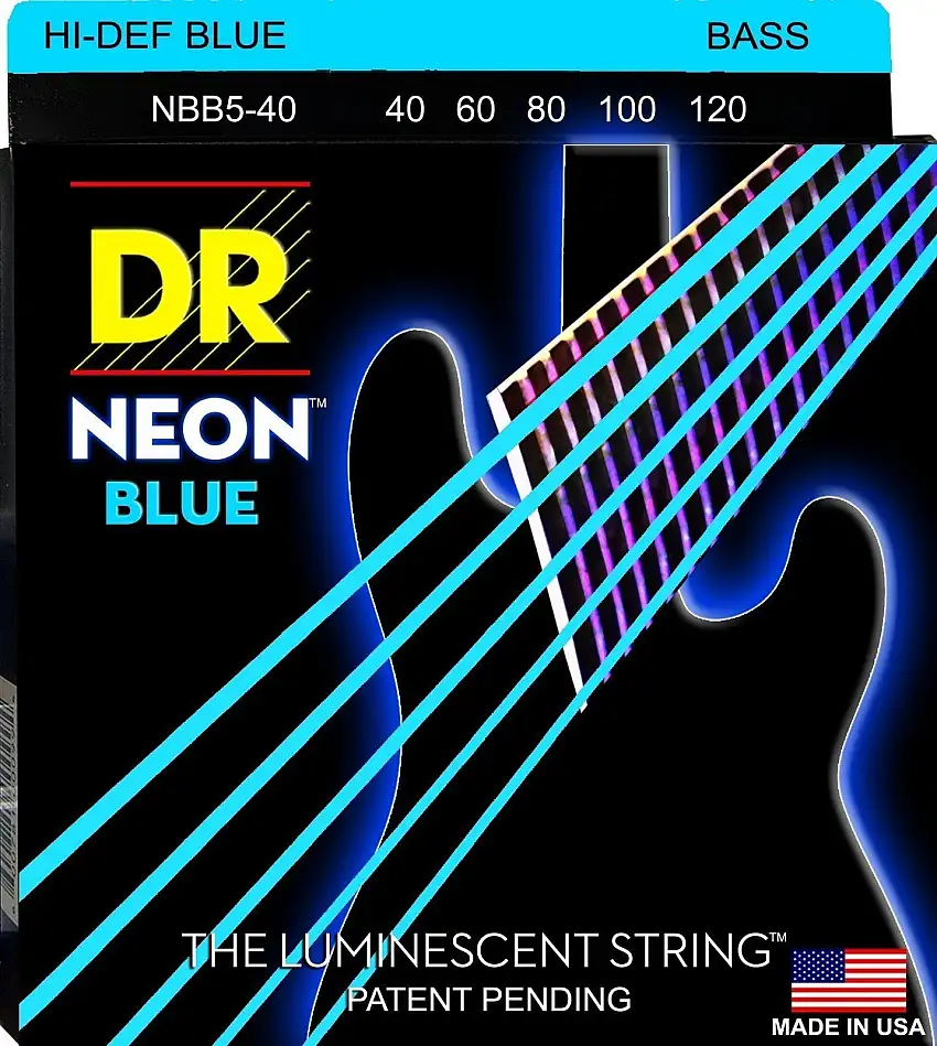 DR Strings NBB5-40 Basgitarrsträngar