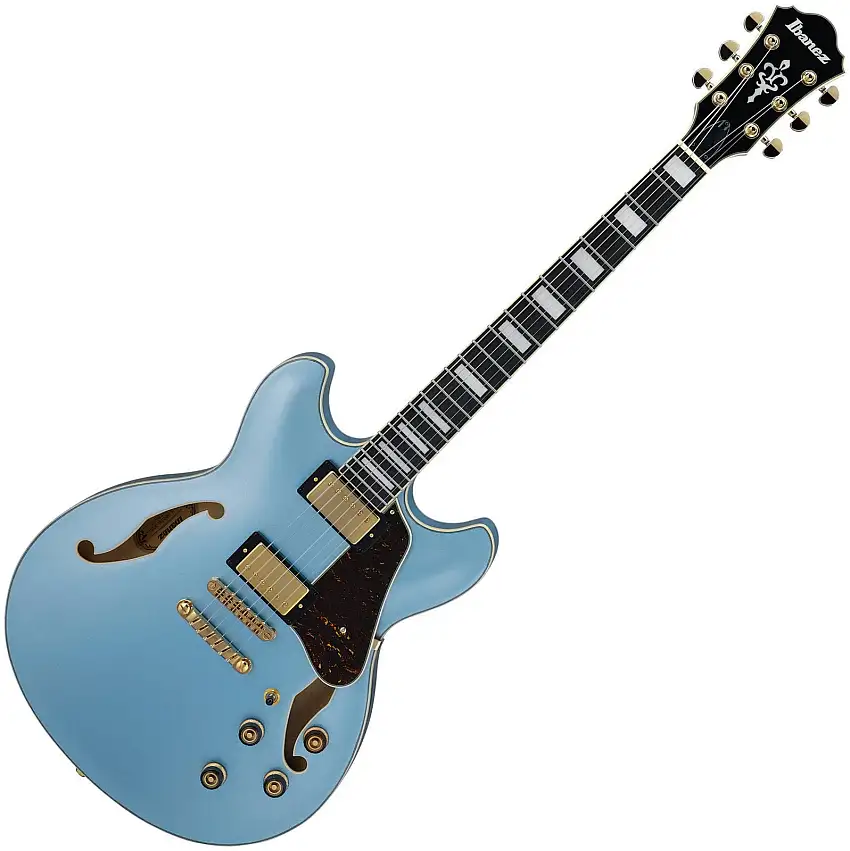 Ibanez AS83-STE Steel Blue Halvakustisk gitarr