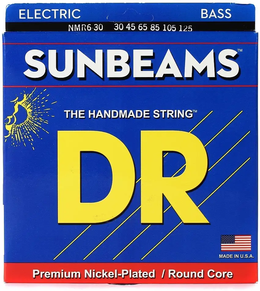 DR Strings Sunbeam NMR6-30 Basgitarrsträngar