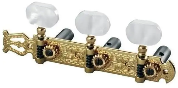 Schaller LGO 1 Baseplate 3 L Gold Štimer za gitaru