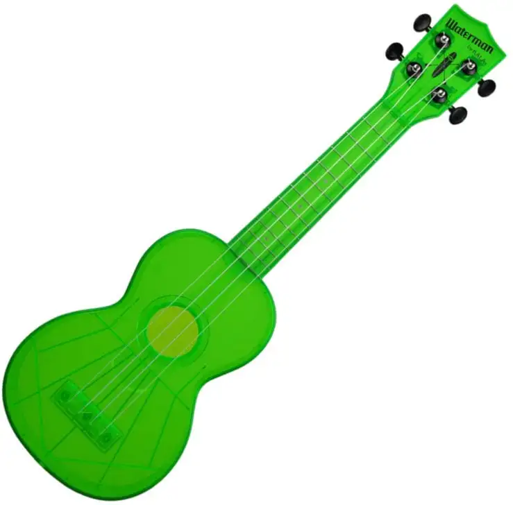Kala Waterman Sour Apple Fluorescent Soprano Ukulele
