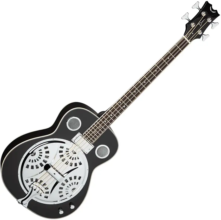 Dean Guitars Resonator Acoustic/Electric Bass - CBK