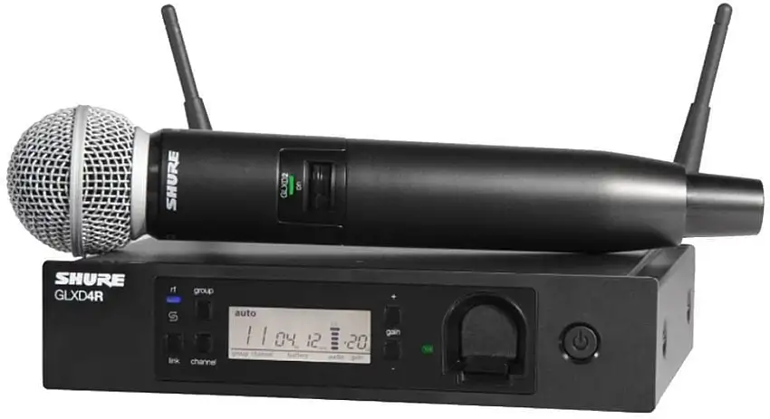 Shure GLXD24RE/SM58 Trådlöst set Z2: 2404-2478 MHz