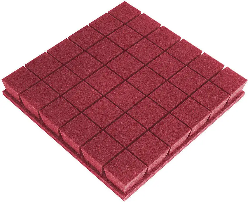 Mega Acoustic PA-PM-KOSTKA7-R-50x50x7 Brick Absorberande skumplastpaneler
