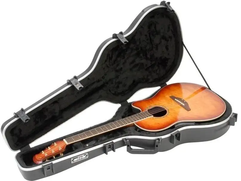 SKB Cases 1SKB-16 Shallow Acoustic Roundback Shaped Hardshell Case