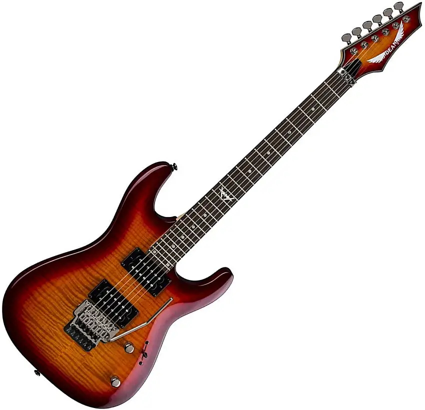 Dean Guitars Custom C350 Floyd - Trans Amberburst