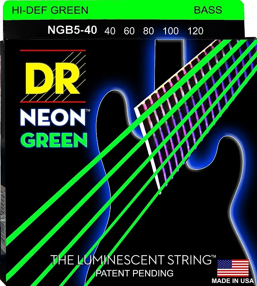 DR Strings NGB5-40 Basgitarrsträngar