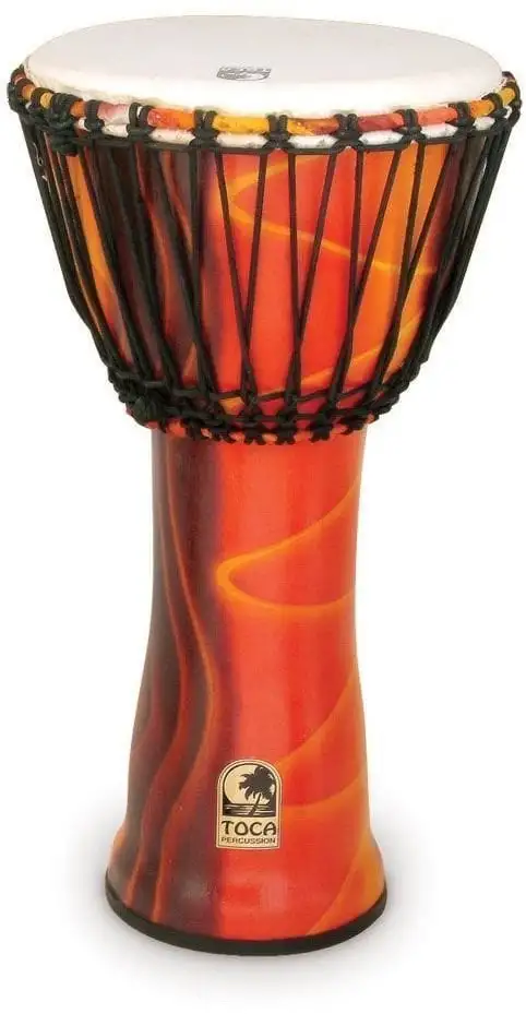 Toca Percussion SFDJ-12F Djembe Freestyle Rope Tuned Fiesta