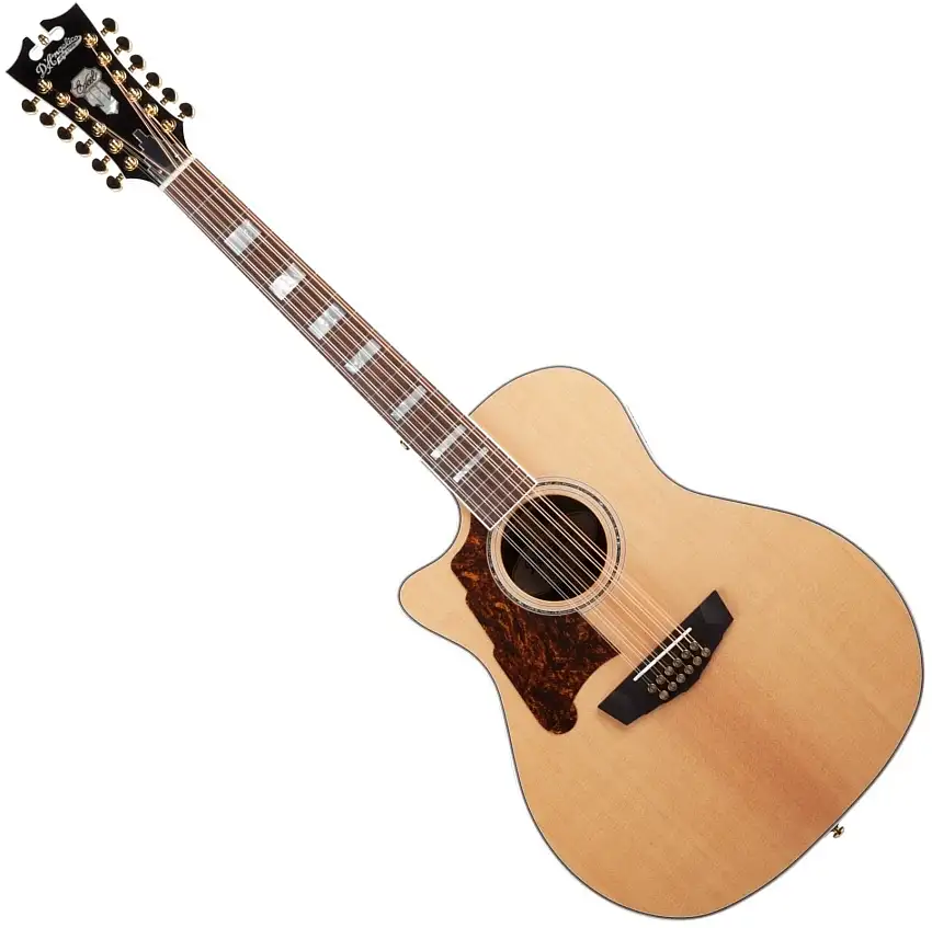 D'Angelico Excel Fulton Natural 12-strängad akustisk elgitarr