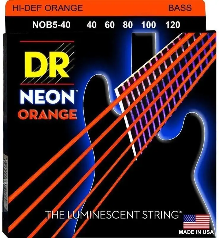 DR Strings NOB5-40 Basgitarrsträngar