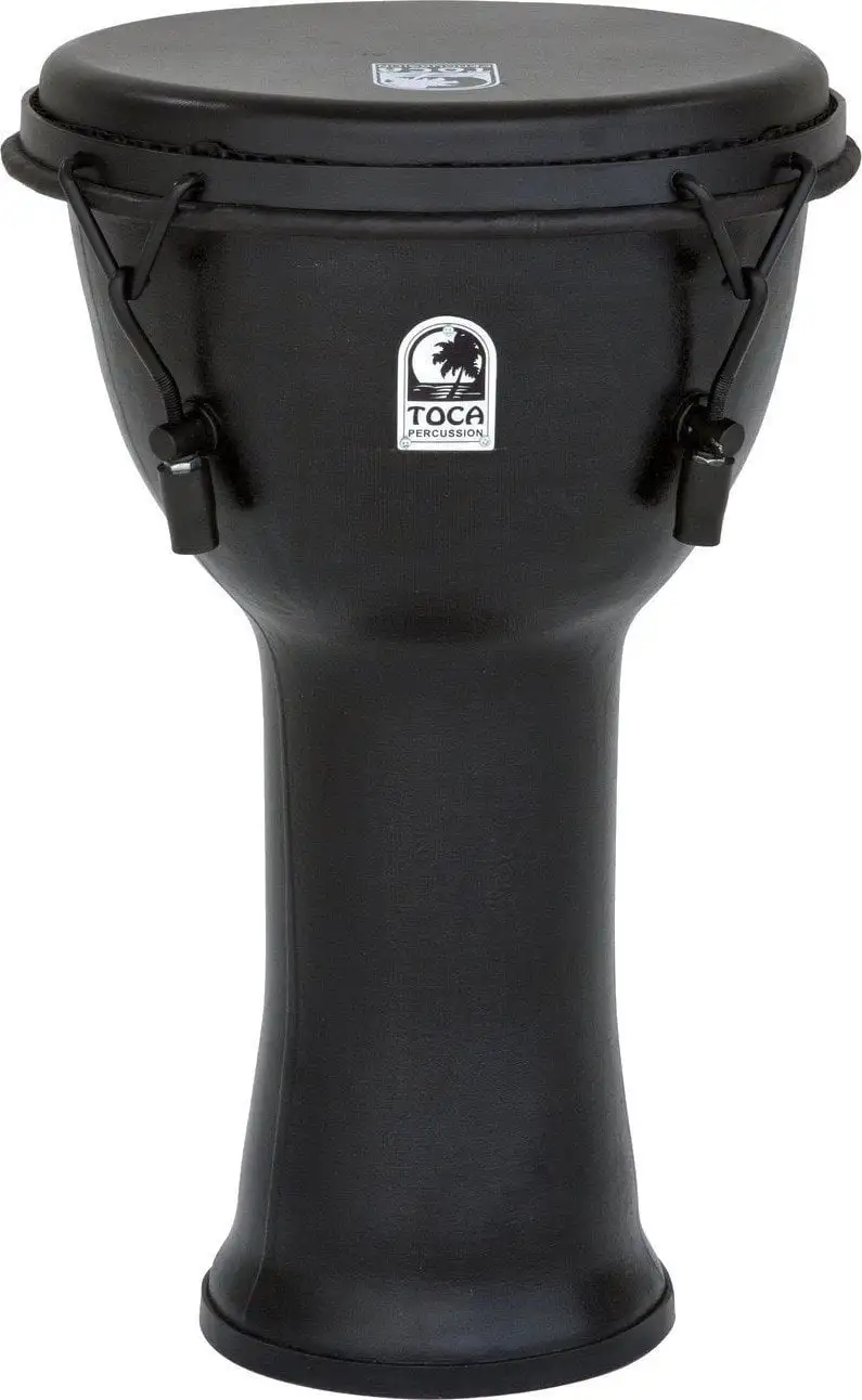 Toca Percussion SFDMX-9BM Djembe Freestyle Mechanically Tuned Black Mamba