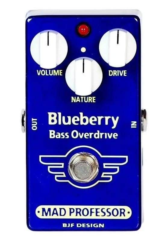 Mad Professor Blueberry Bass Overdrive Basgitarr effektpedal