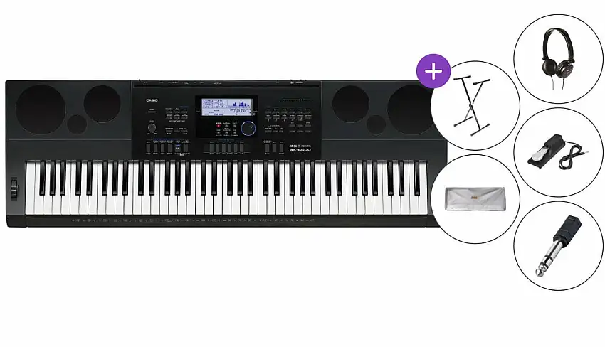 Casio WK 6600 Set Tangentbord med pekfunktion