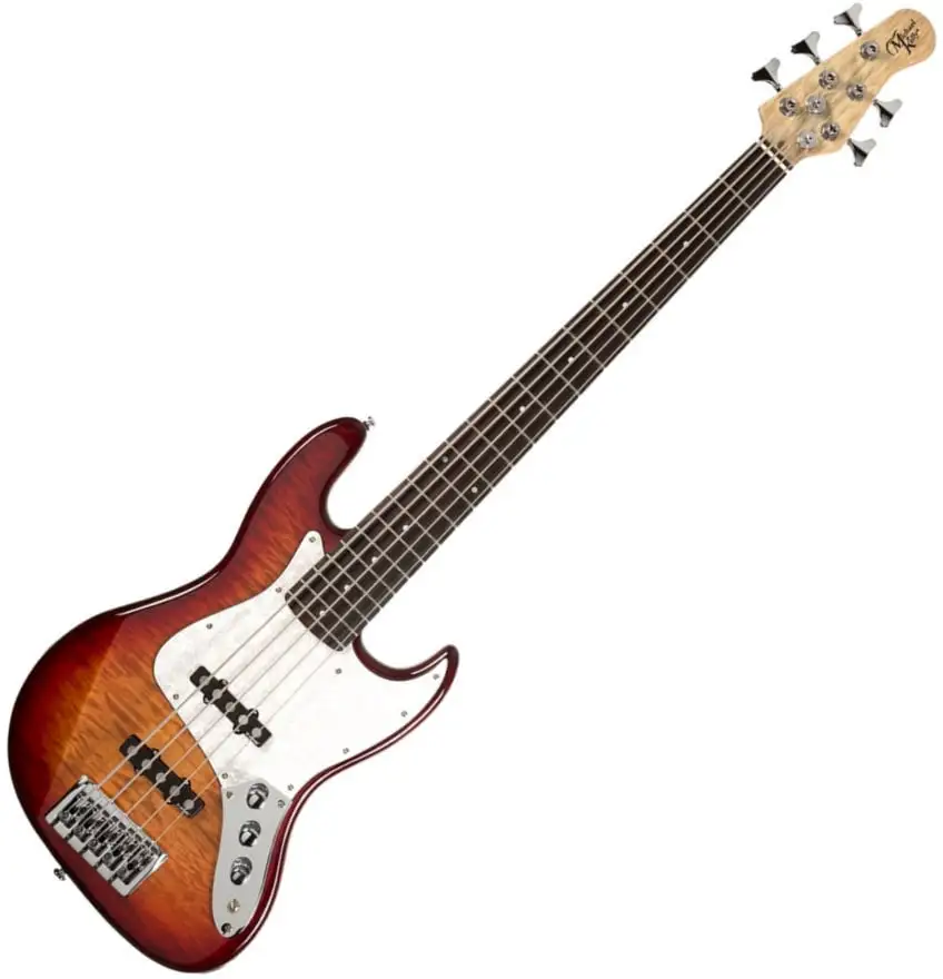 Michael Kelly Element 5Q Aged Cherry Burst 5-strängad basgitarr