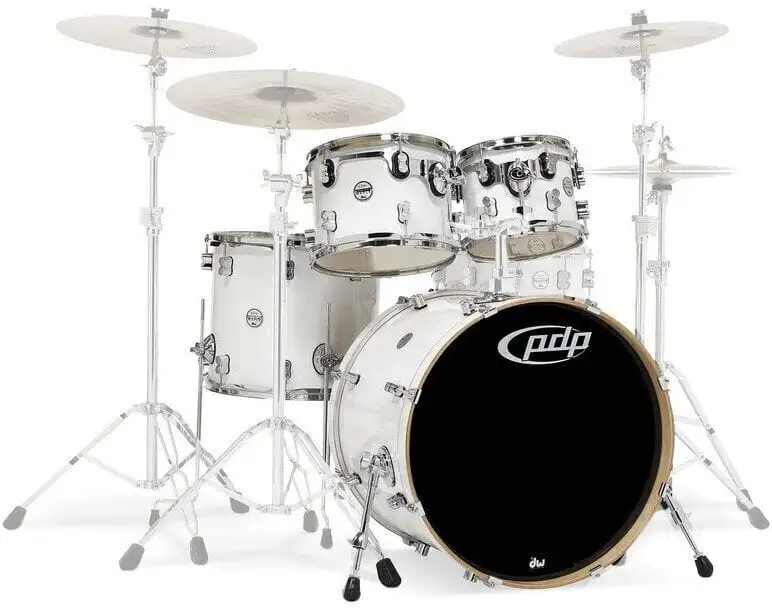 PDP by DW CM3 Concept Maple Shellset Pearlescent White Trumset