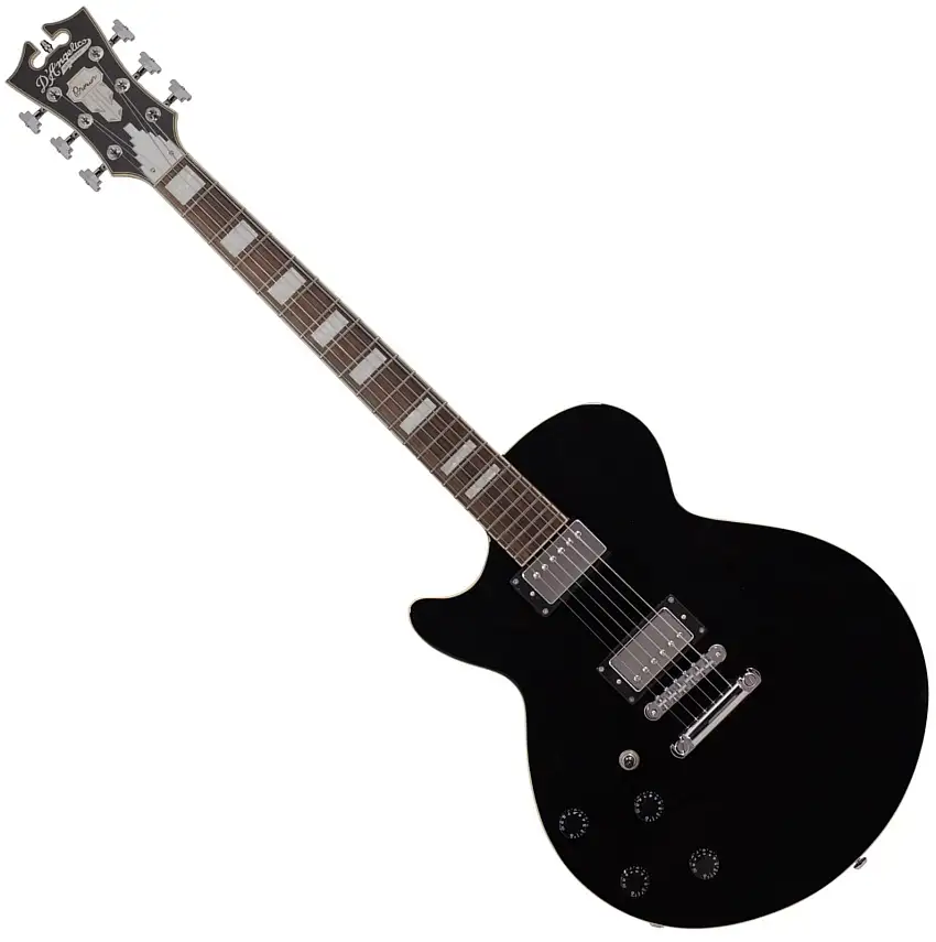 D'Angelico Premier SS Stop-bar Black Halvakustisk gitarr