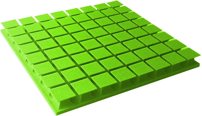 Mega Acoustic PA-PM8K-GR-60x60x6 Green Absorberande skumplastpaneler