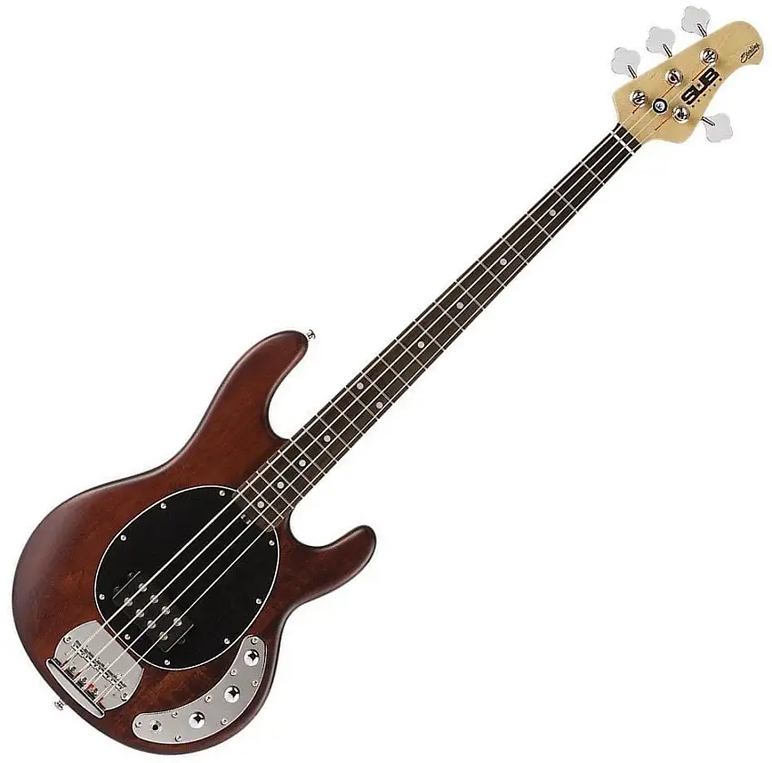 Sterling by MusicMan S.U.B. RAY4 Walnut Satin 4-strängad basgitarr