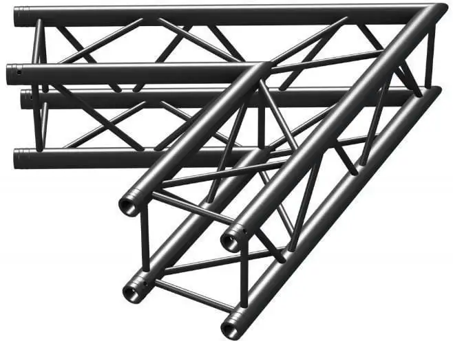 BeamZ P30-C20 Truss 2-way corner 60o Black