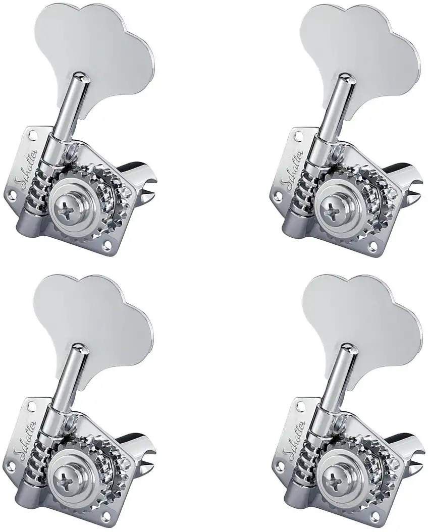 Schaller Bass BM 4L Krom Stämapparater för basgitarrer