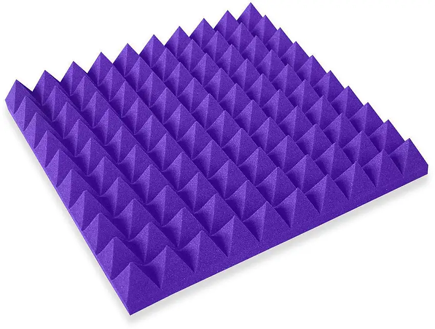 Mega Acoustic PA-PMP7-V-50x50x7 Violet Absorberande skumplastpaneler
