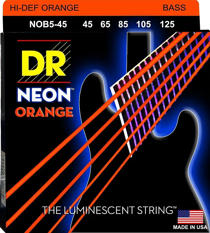 DR Strings NOB5-45 Basgitarrsträngar
