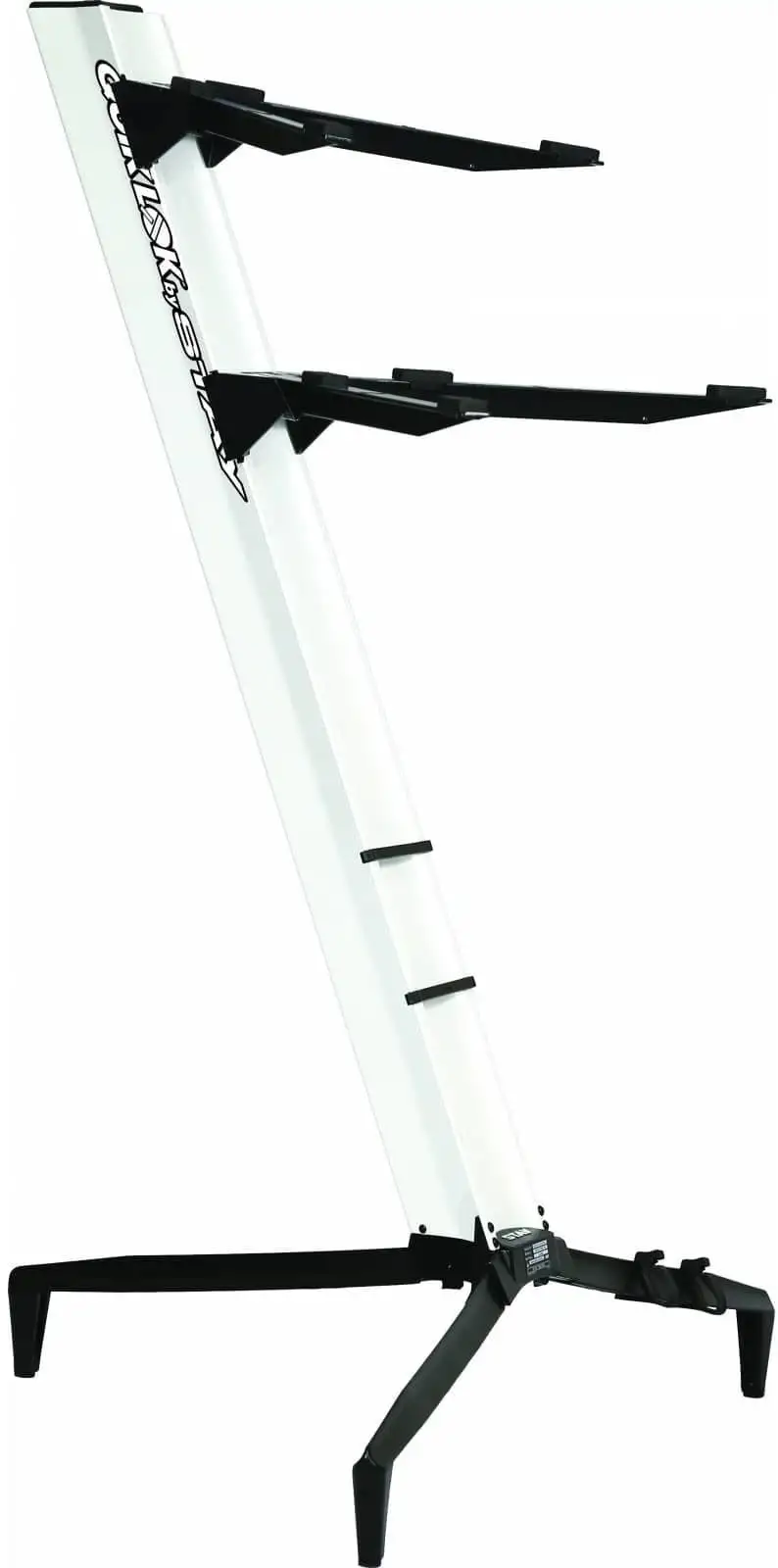 QUIK LOK SL-913ALU WH Hopfällbart keyboardstativ White